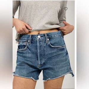 Citizens of Humanity Women Denim  Shorts  Jeans Bike core Made in USA
